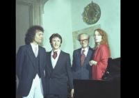 Performing with Diana Hubbard - Roma June 1980